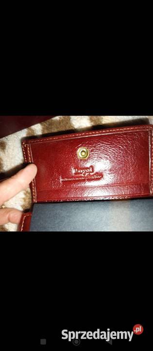 Nowy portfel damski Royal skóra naturalna brąz Galanteria i dodatki Biłgoraj