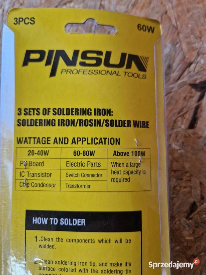 ZESTAW LUTOWNICA 60WCYNAKALAFONIA 40G Głogowa