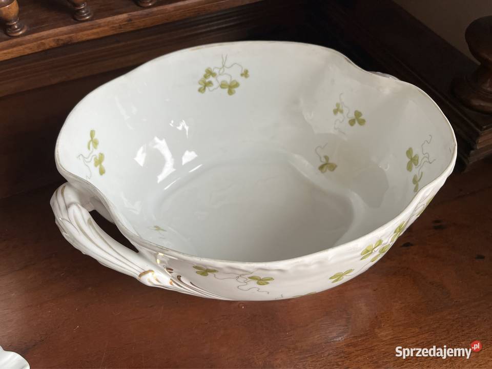 Waza wielka pokrywka PP Porsgrund Norge Secesja