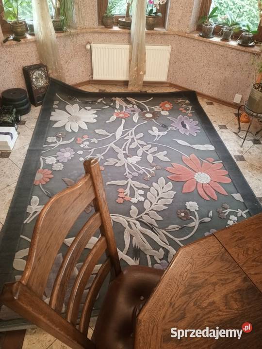 Duży dywan turecki Lilium piękne motywy kwiatowe Piekoszów sprzedam