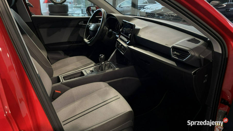 Seat Leon Style 15TSI 130 M6 2021 r salon I manualna Myślenice