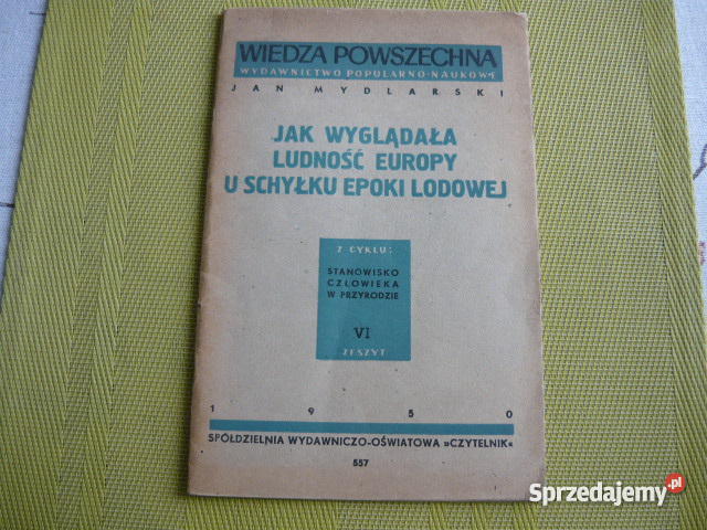 wyglądała ludność europy u schyłku epoki lodowc Myszków sprzedam