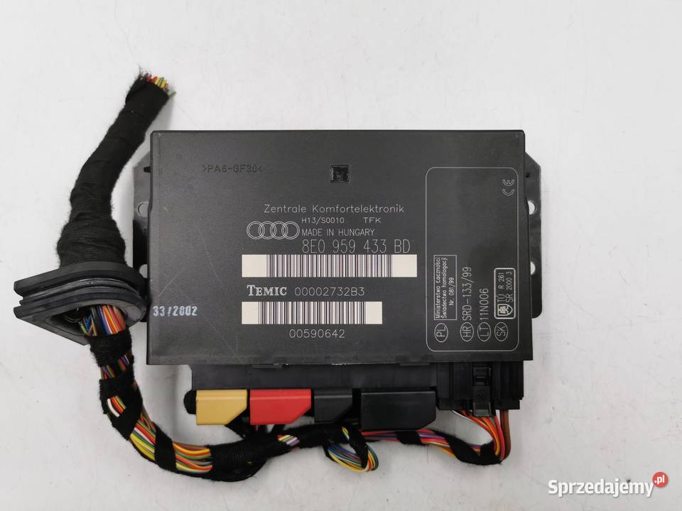 Moduł Komfortu Sterownik Audi A4 B6 B7 osobowe Wyszków