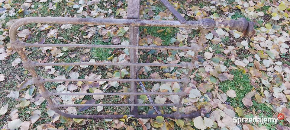 Stare stalowe lozko składane Augustów