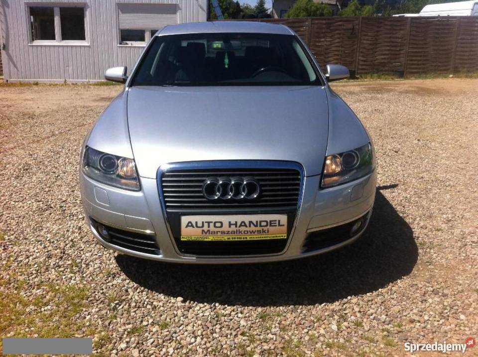 Audi A6 srebrny automatyczna Sierakowice