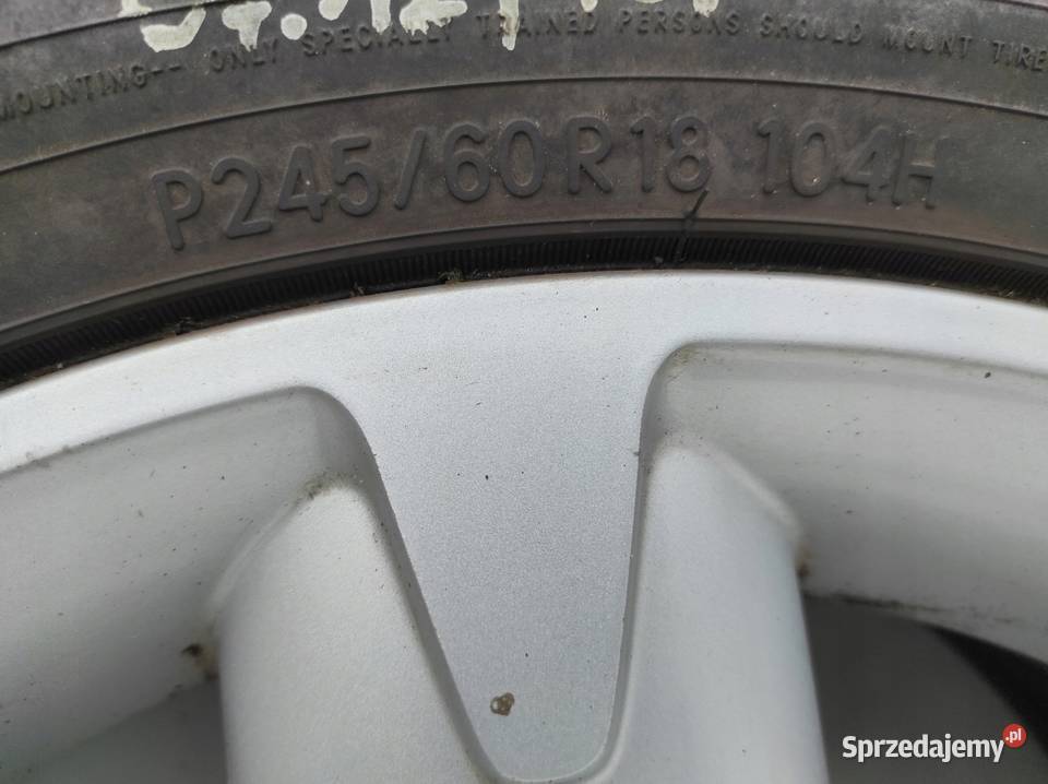 KOŁA NISSAN MURANO Z50 FELGI OPONY 2456018 4 aluminiowe Nowy Tomyśl