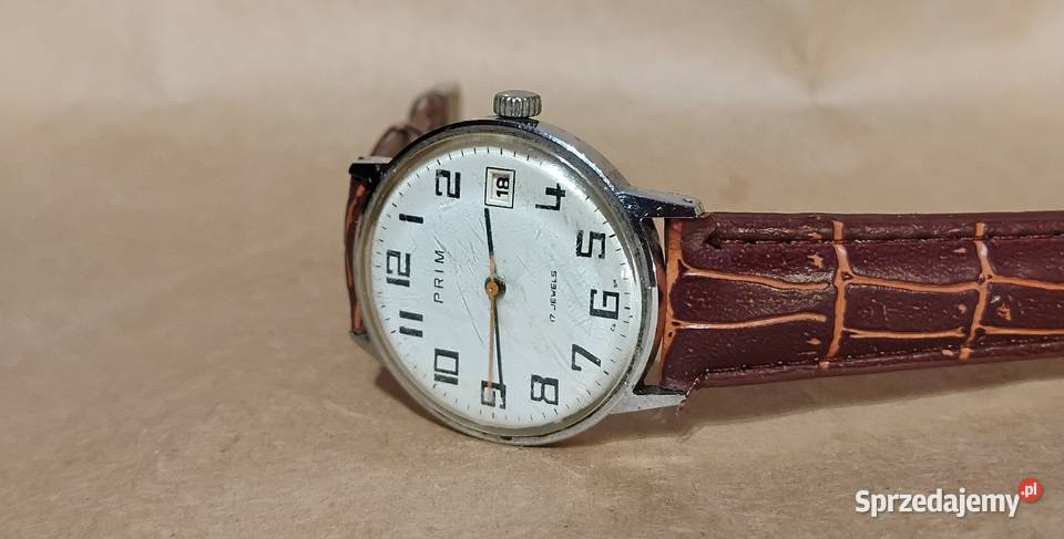 Zegarek Męski Prim 17 JEWELS Czechosłowacki Opole