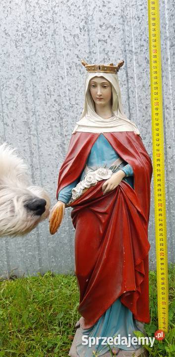 Stara figurka św Elżbieta Rękodzieło