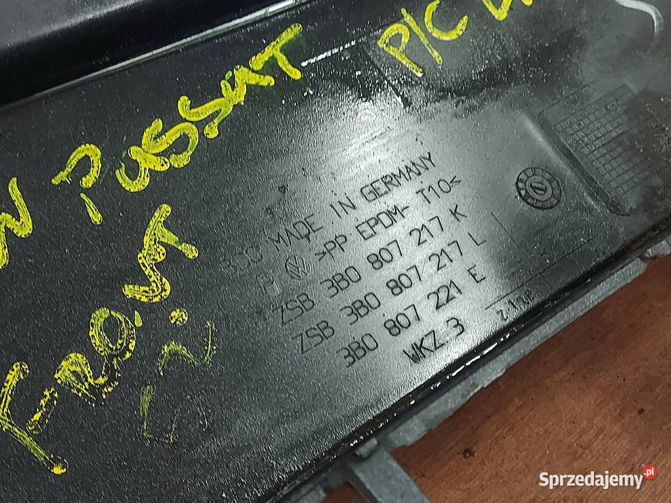 VW PASSAT B5 FL zderzak przód 3B0807217K osobowe