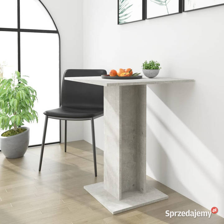 Stolik bistro szarość betonu 60x60x75 WM802106 Warszawa sprzedam