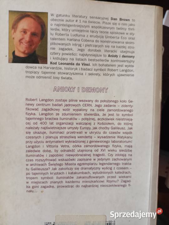 Anioły i demony Brown używane książki Warszawa sprzedam