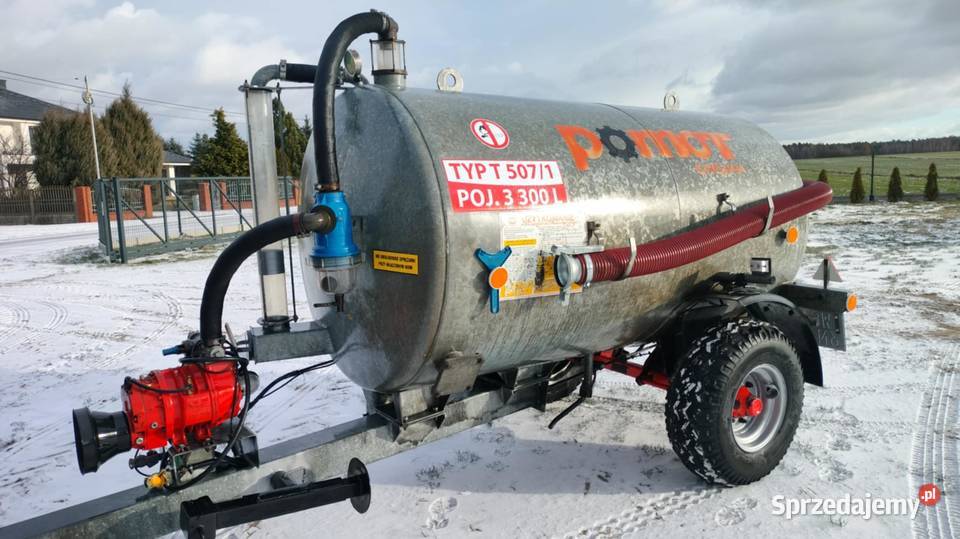 Beczkowóz Pomot 3300 litrów z 2015 roku Łuków