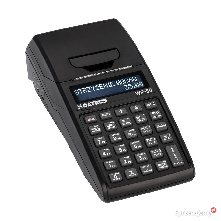 Kasa fiskalna DATECS WP50 ONLINE GPRS3 lata BCz Biznes i Przemysł Nowogard