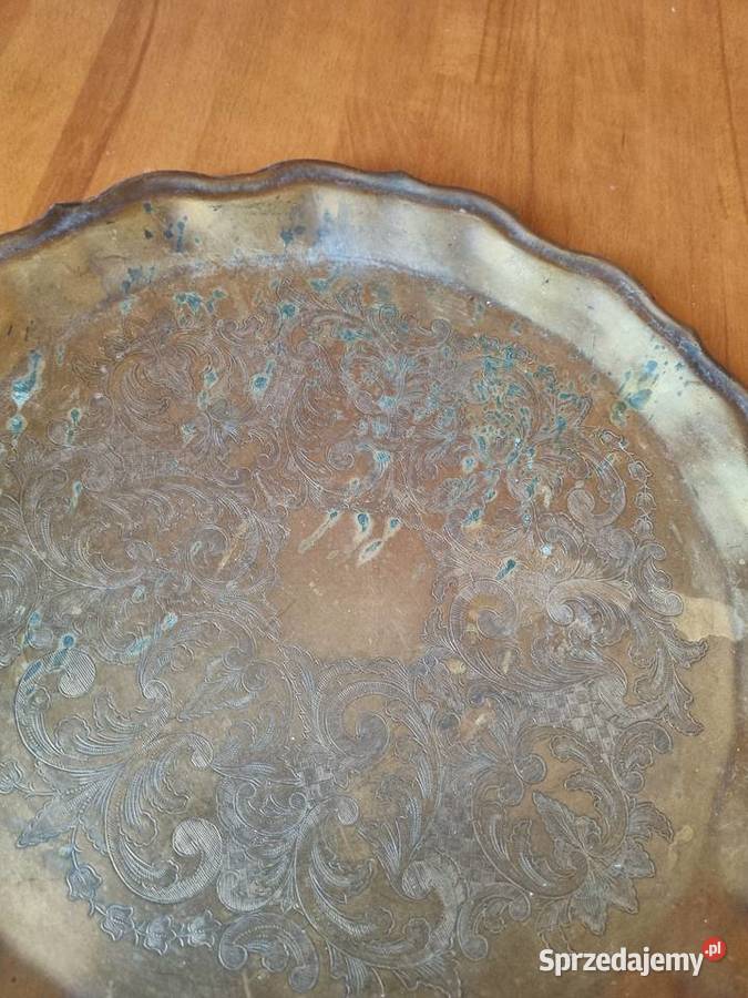 Mosiężna taca Warszawa