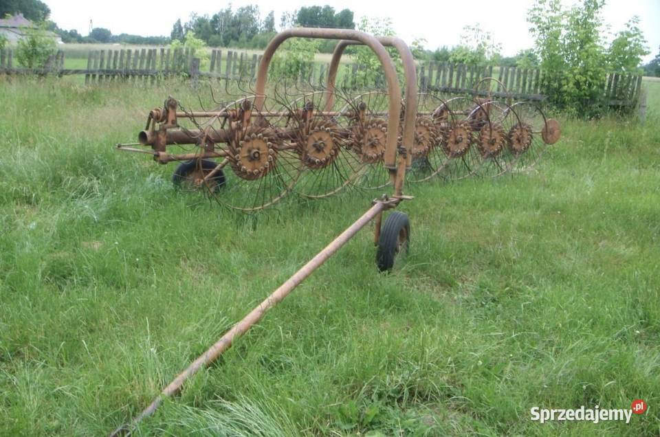 Przetrzasarko zgrabiarka 7gwiazdowa Agromet nieuszkodzony Wohyń