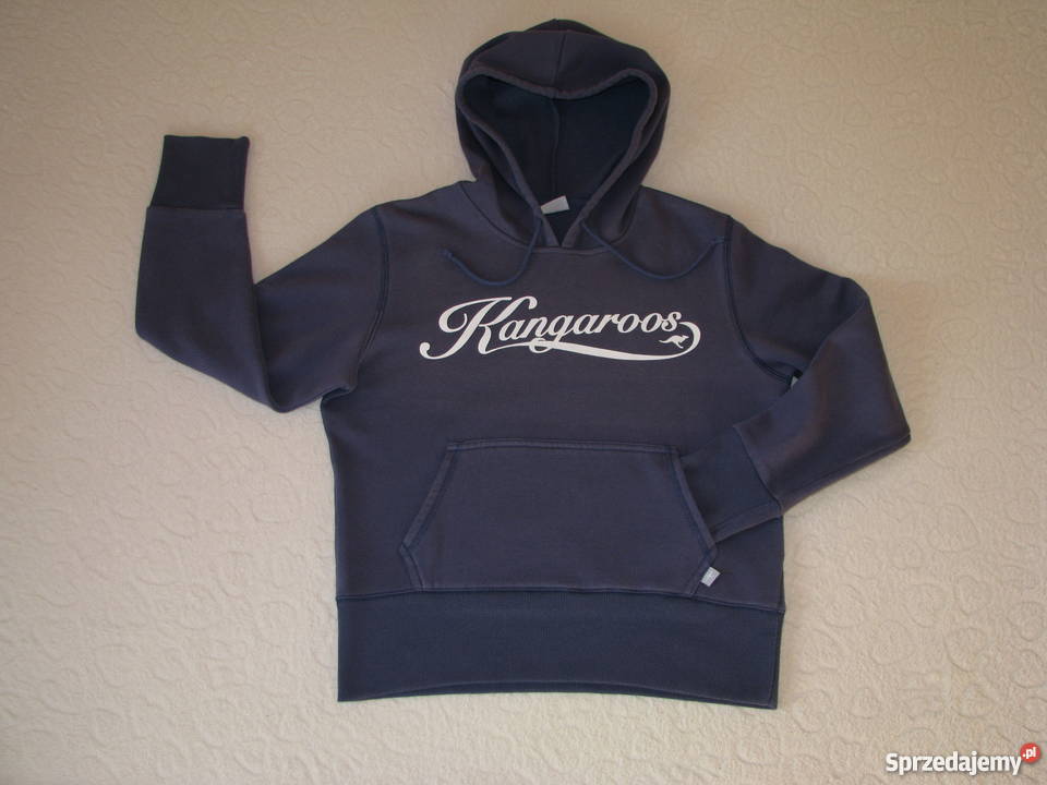 Kangaroos granatowa bluza kangurka wciągana z