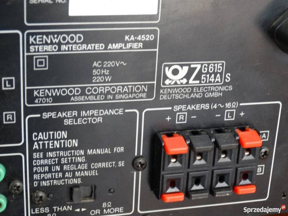 Wzmacniacz Kenwood KA4520 sprawny i mocnyWYSYŁKA podkarpackie Jasło