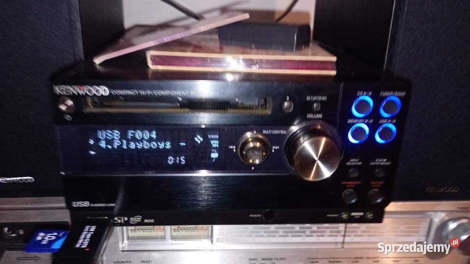 Mała wieża Kenwood USB MP3 kartą sd głośnikami