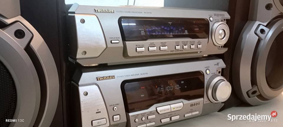 Technics tuner amplifier plus kolumny