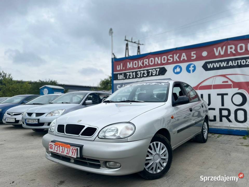 Daewoo Lanos SE 15 BenzynaDł Opłaty Wspomaganie Lanos Wrocław