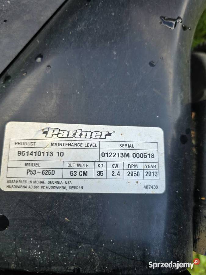 Kosiarka Parter P53625D Komorniki