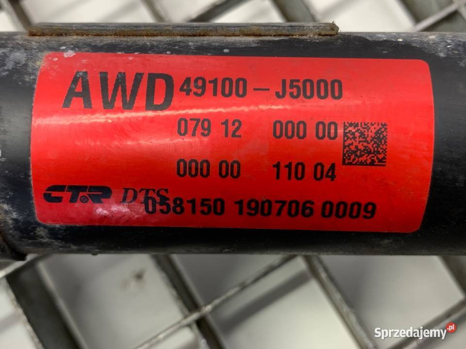 WAŁ NAPĘDOWY PRZÓD KIA STINGER Hatchback 33 370 sprzedam