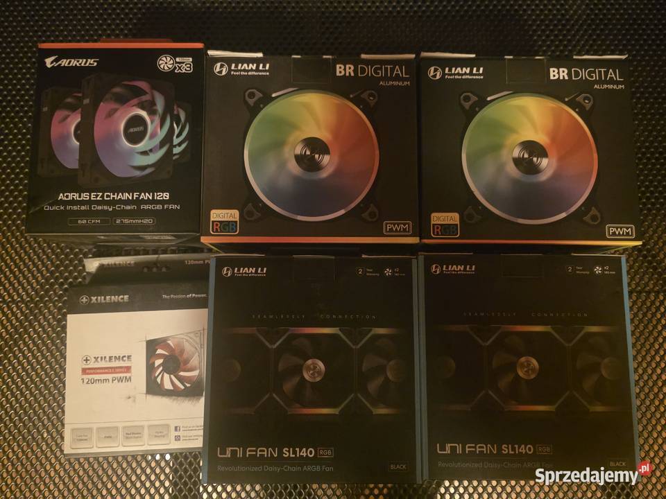 Wentylatory Lian Li Aorus Xilence kujawsko-pomorskie Toruń sprzedam