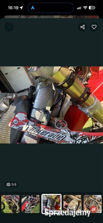 Cross Honda Crf 450 kupiony w Polsce Łaziska Górne