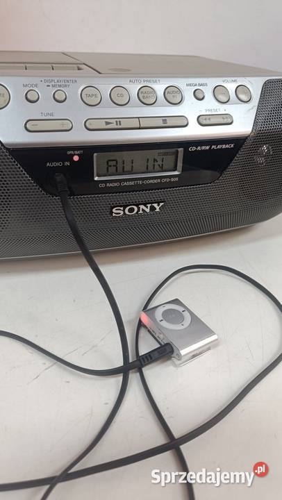 SONY CFDS05 Radioodtwarzacz kasetowy z CD Poznań