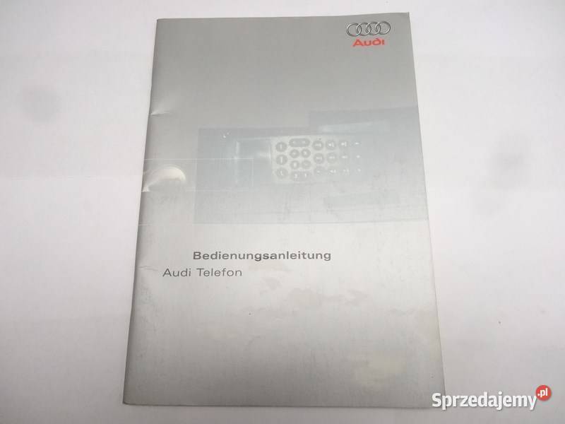 AUDI A8 D2 ETUI FUTERAŁ INSTRUKCJA OBSŁUGI Przemęt