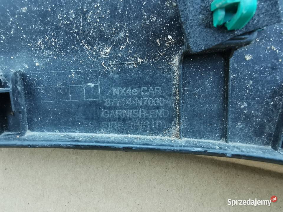 Listwa błotnika przód prawa hyundai Tucson 4 IV Karoseria Sieraków