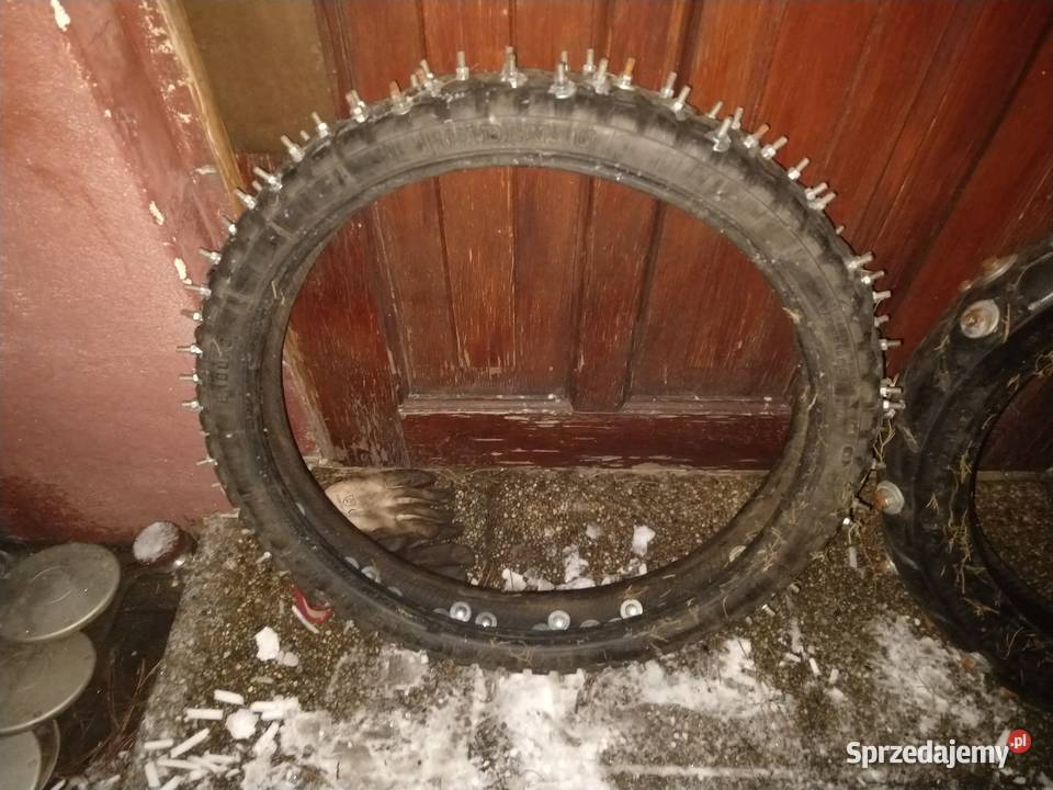 opony z kolcami Heidenau Metzeler home made 21cale