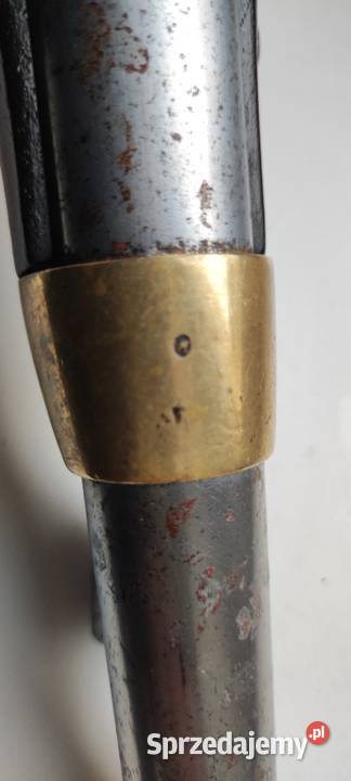 Stary pistolet Francja bojowy oficerski XIXw Kolekcje Wrocław