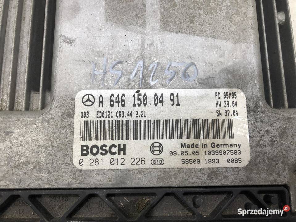 STEROWNIK SILNIKA MERCEDES W211 A6461500491 osobowe