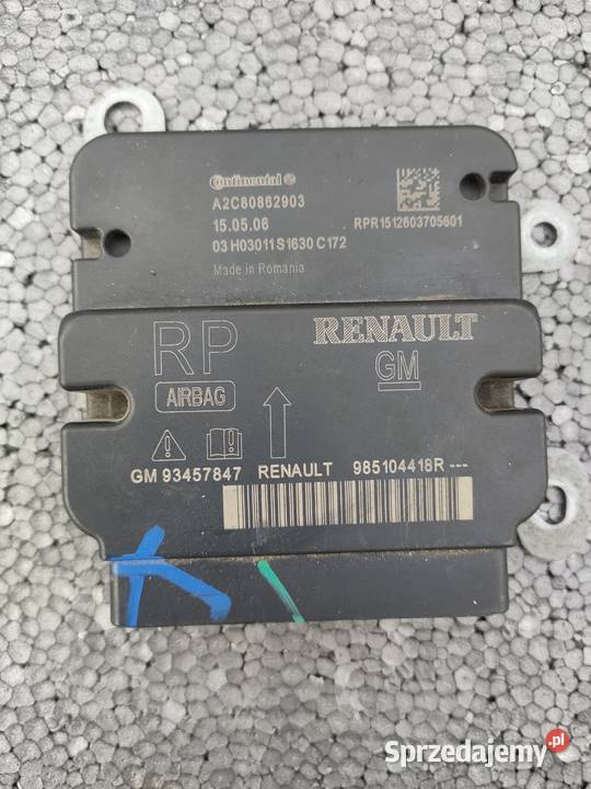 Moduł Airbag poduszek powietrznych Błaszki