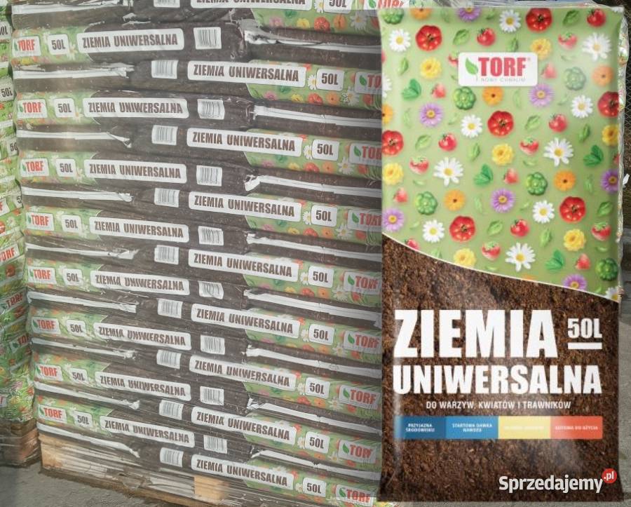 Ziemia uniwersalna do kwiatów i warzyw 50l Swarzędz