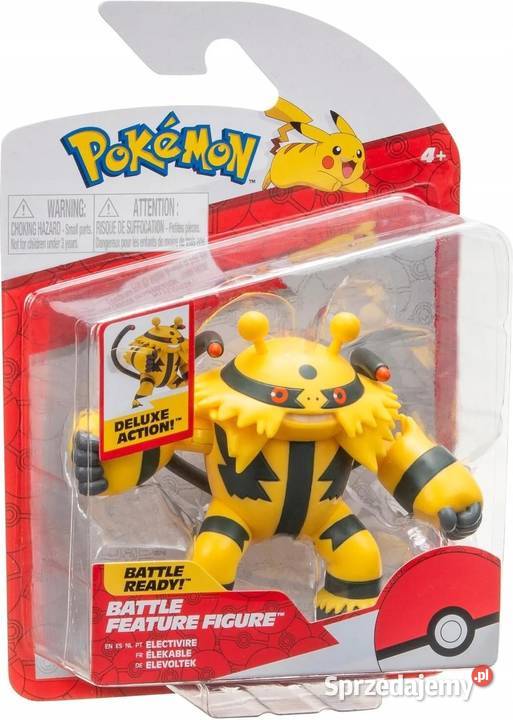Figurka Pokemon Electivire z Funkcją Ataku Mogilany sprzedam