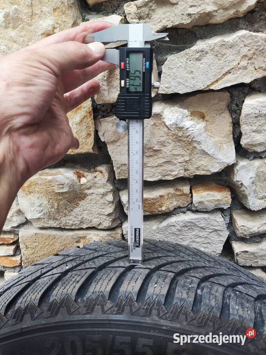 2 zimowe opony używane 486mm Semperit 205 55 R17 55 Samochodowe Kraków