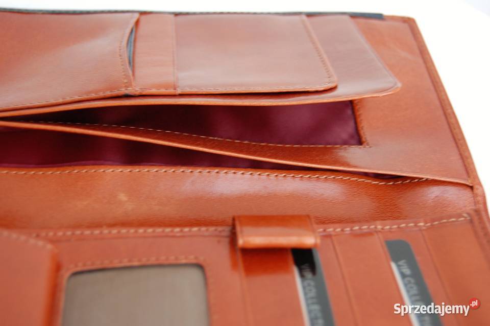 Portfel męski Vip Collection skóra naturalna Lublin sprzedam