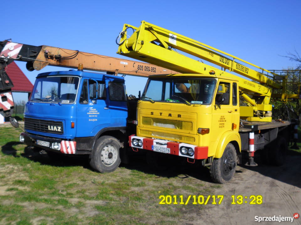 Usługi dzwigiem 10 ton podnośnik koszowy 18 m Sulęcin