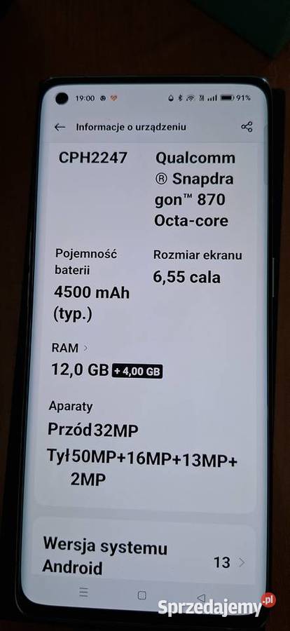 Telefon OPPO Reno 6Pro 5G Dual Sim Okazja Kielce sprzedam