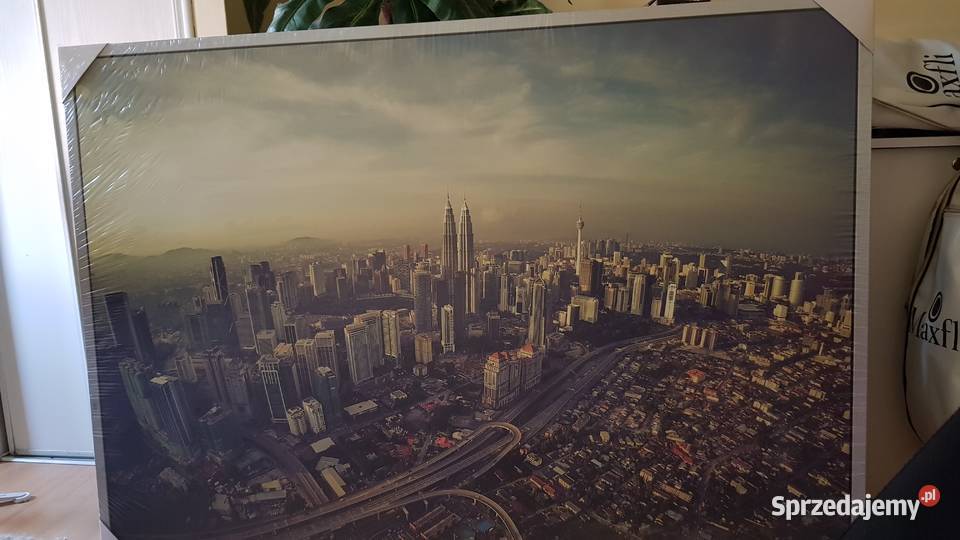 Twin Towers obraz IKEA 140 x 100 wielokolorowy małopolskie Kraków