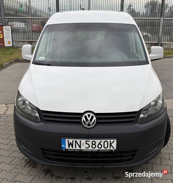 VOLKSWAGEN CADDY 2014 20TDI 140 SALON POLSKA przyciemniane szyby Warszawa