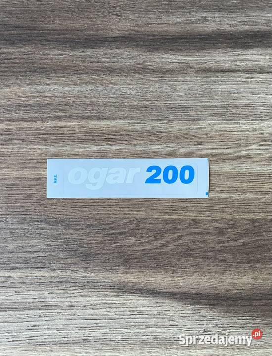 NOWA POLSKA naklejka niebieska OGAR 200 romet Części motocyklowe Bielsko-Biała