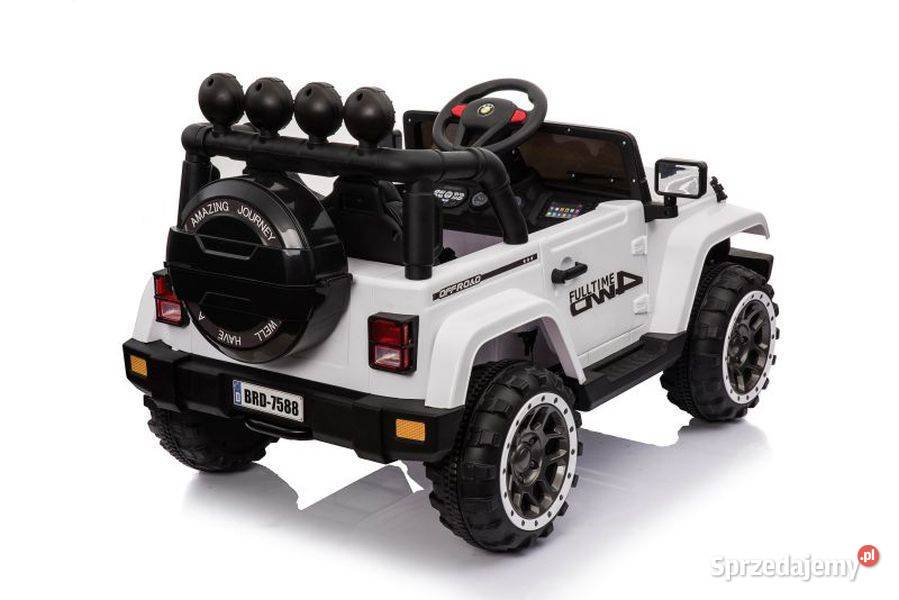 MEGA JEEP FULLTIME NAPĘD 4X4 1X12V WOLNY START Pojazdy elektryczne i spalinowe Toruń