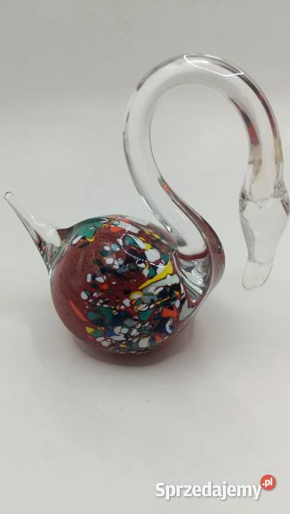 Figurka przycisk do papieru duży łabędź Zamość