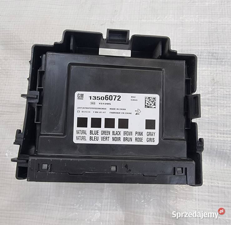 STEROWNIK MODUŁ KOMFORTU OPEL CORSA E 13506072
