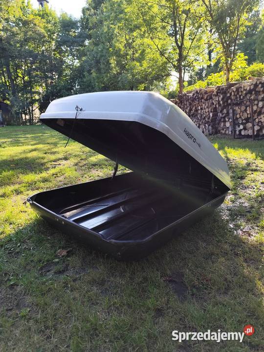 Box dachowy bagażnik dachowy hapro 430L Relingi dachowe opolskie Krasiejów