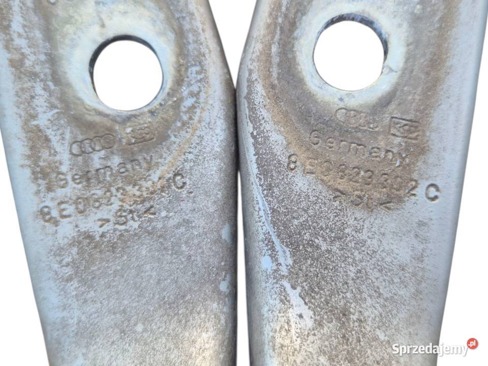 KOMPLET ZAWIAS MASKI LEWY PRAWY AUDI A4 B6 LY7W Działoszyce