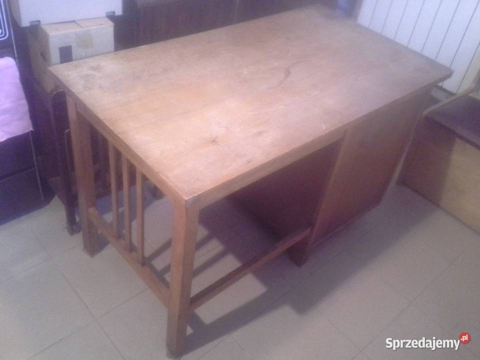 Biurko z szufladami prl a może starsze Meble Warszawa